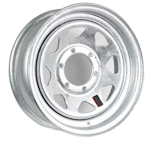 eCustomrim Trailer Rim Wheel 15 x 6 in. 15x6 6 Lug Galvanized Spoke