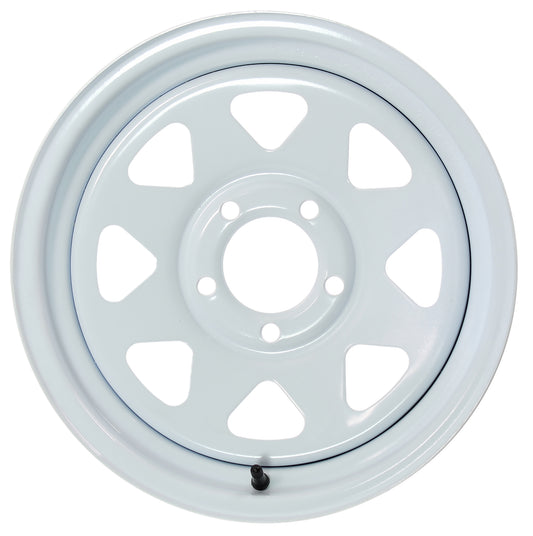 Trailer Wheel Rim 15x5 15 in. White Spoke SPECIAL 5 LUG ON 5 INCH BOLT PATTERN
