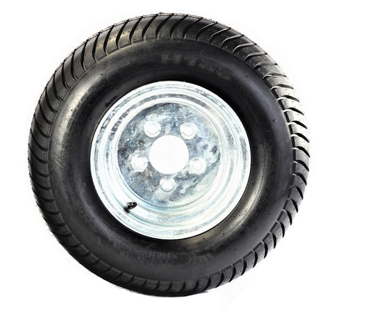 Trailer Tire On Rim 20.5X8-10 205/65-10 20.5X8.0-10 5 Lug E Wheel Galvanized