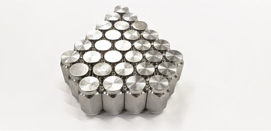 Thirty (30) Pack Solid 304 Stainless Steel 1/2-20 Lug Nuts For Trailer Wheel