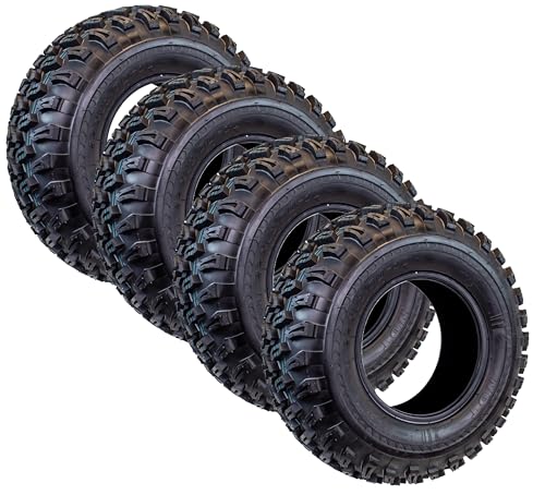 4-Pk 22X11.00-10 22X11-10 Lifted Golf Cart ATV Offroad All Terrain Mud Tire