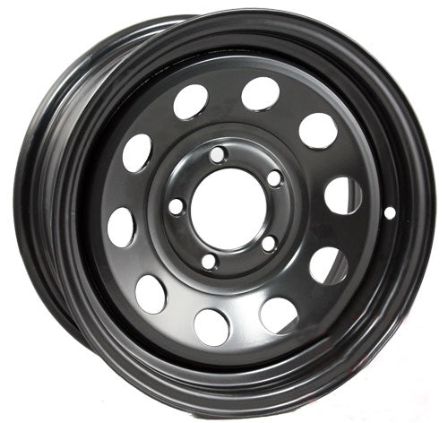 eCustomrim Trailer Rim Wheel 14X5.5 14" 5 Lug On 4.5 Center Black Modular Design