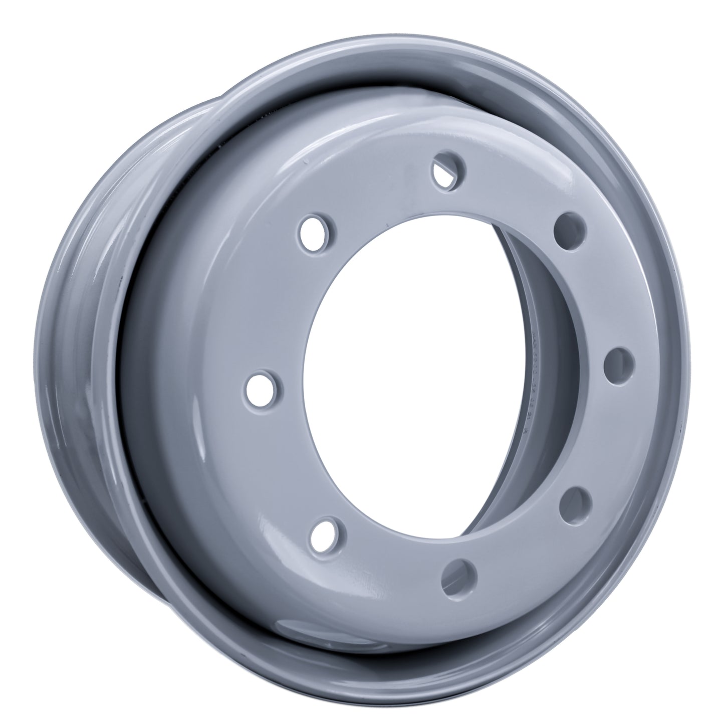 Trailer Wheel 17.5" 17.5X6.75 Hub Centric 8 Lug 275mm Center Silver Dual Rim