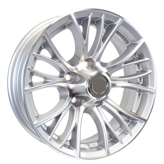 eCustomrim Aluminum Trailer Wheel 15X5 15" Evolution 5 Lug On 4.5" Center Rim
