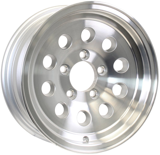 eCustomrim Aluminum Trailer Wheel 15X6 15 X 6 5 Lug 4.5 Center Modular Rim