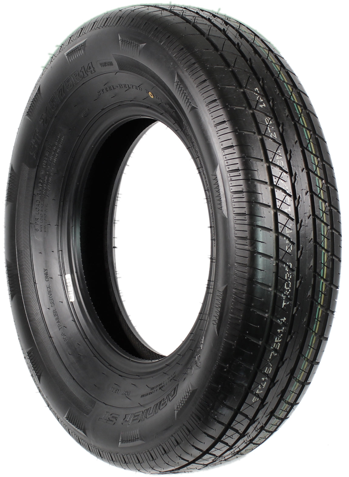 eCustomrim Radial Trailer Tire ST215/75R14 215/75R14 Load Range D 8 Ply