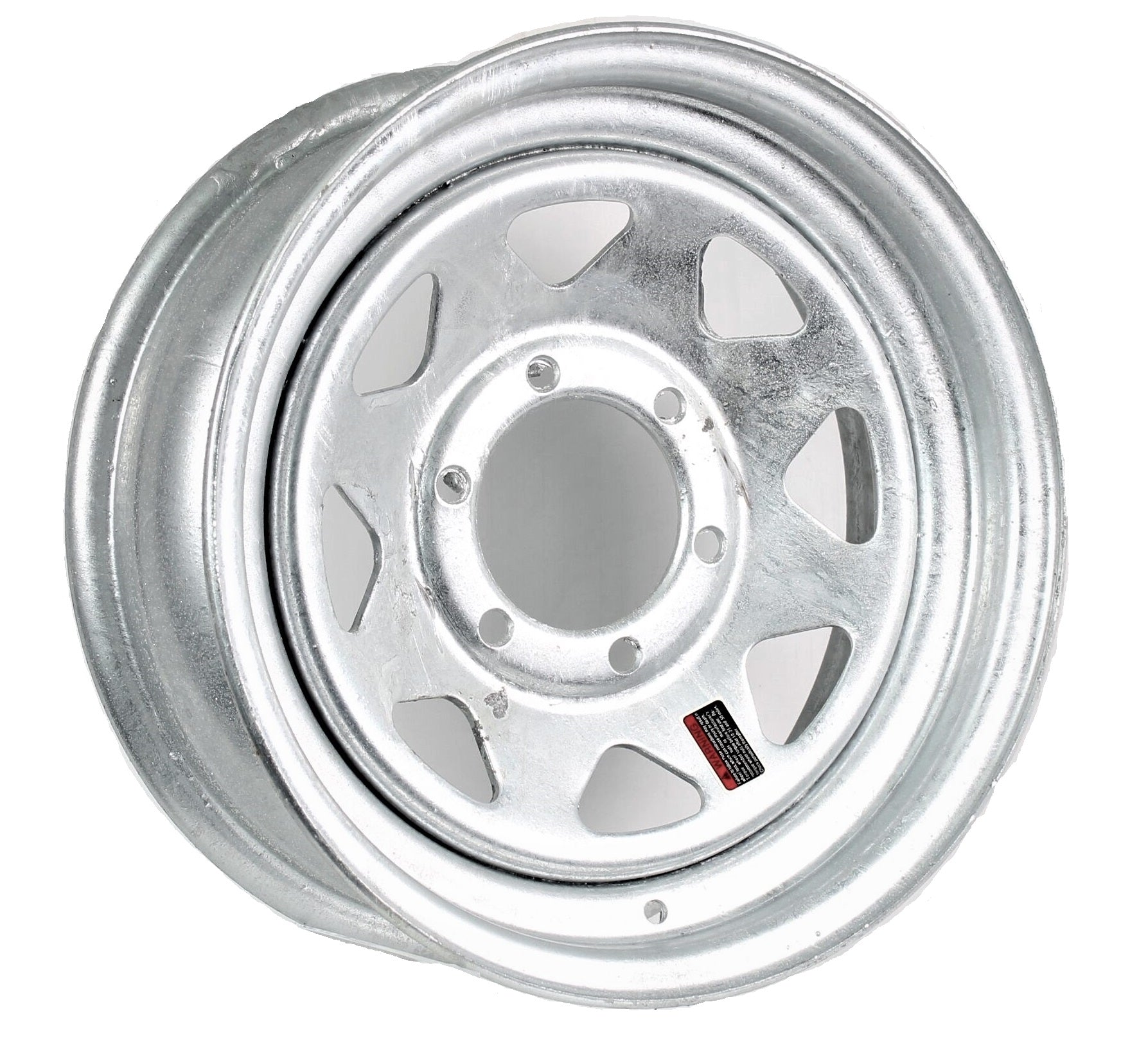 eCustomrim Trailer Rim Wheel 15 x 6 in. 15x6 6 Lug Galvanized Spoke ...