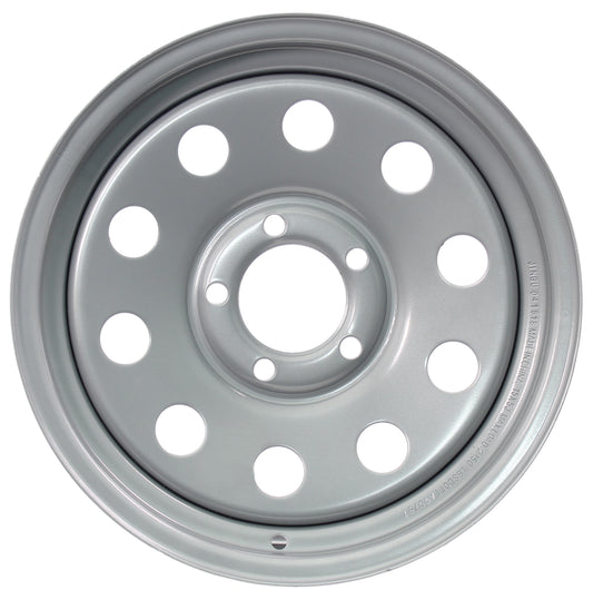 Trailer Wheel Rim 15X5 5-4.5 Silver Modular 2150 Lb. 3.19 Center Bore