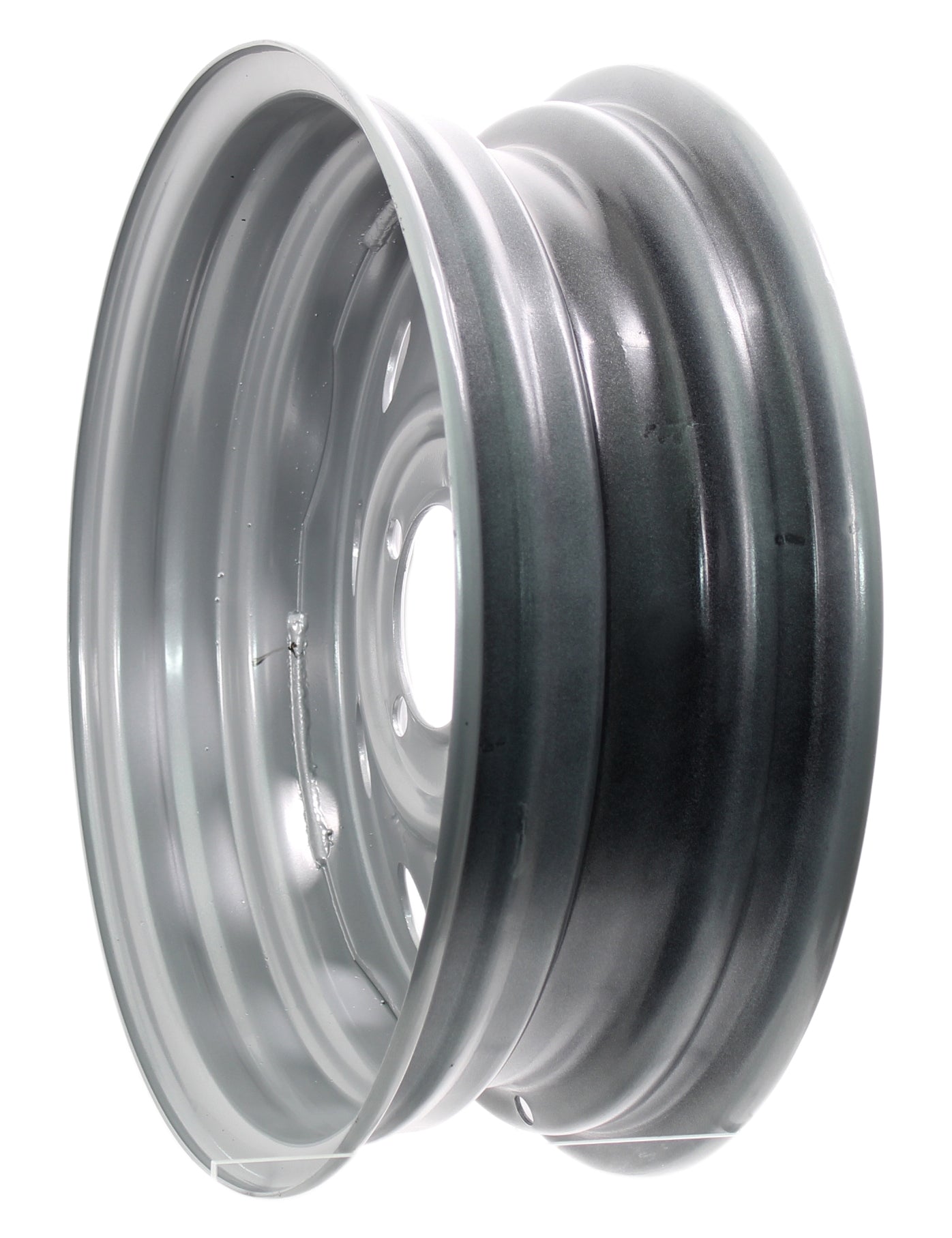 eCustomrim Trailer Wheel Rim 15X5 5-4.5 Silver Modular 5 Lug On 4.5 Inch Center