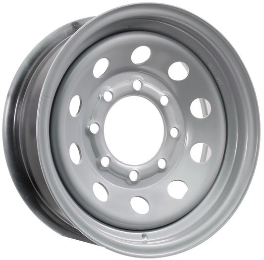 Trailer Wheel 16 Inch 16X6 8 Lug Silver Modular Equipment Trailer Rim