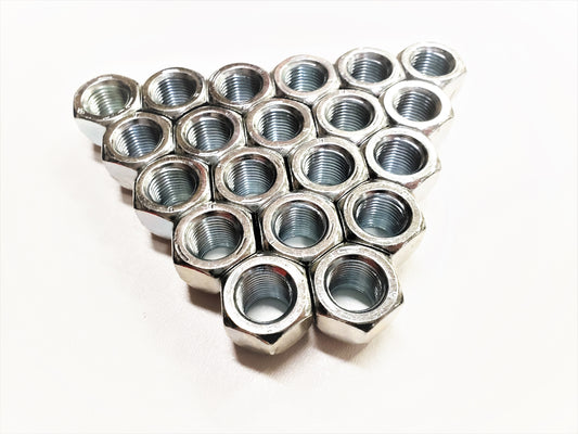 20-Pack 1/2" Open Zinc Steel Lug Nuts 1/2-20 For Trailer Wheel