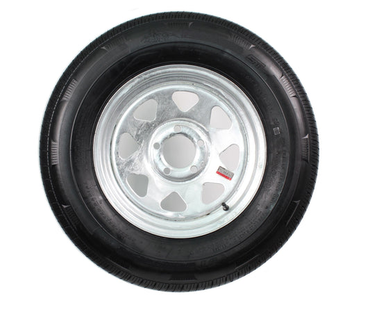eCustomrim Radial Trailer Tire Galvanized Rim ST215/75R14 LRC 5 Hole Spoke Wheel