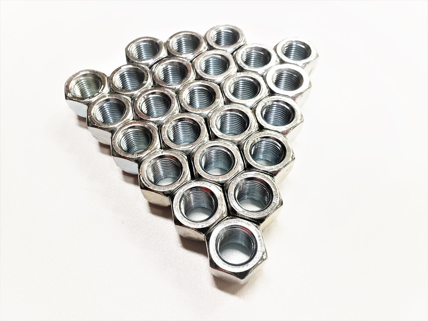24-Pack 1/2" Open Zinc Steel Lug Nuts 1/2-20 For Trailer Wheel