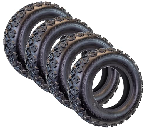 4-Pk 20X10.00-10 20X10-10 Lifted Golf Cart ATV Offroad All Terrain Mud Tire