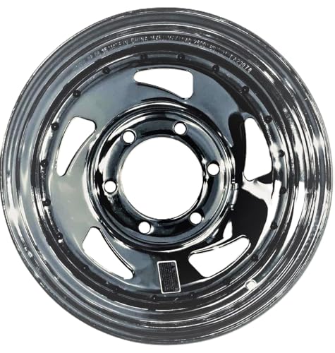 eCustomrim Trailer Rim Wheel 15 Inch 15X6 Directional Chrome 6 Lug