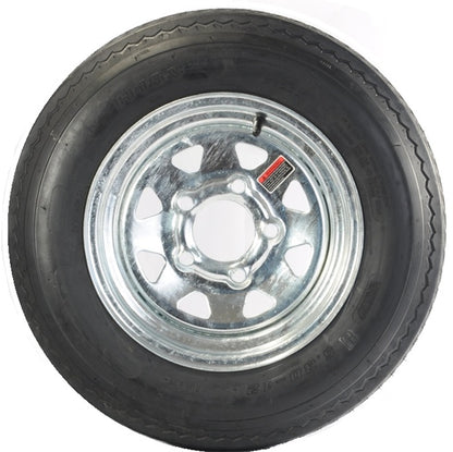 Trailer Tire On Rim 5.30-12 530-12 5.30X12 12 in. 5 Lug Hole Galvanized Wheel