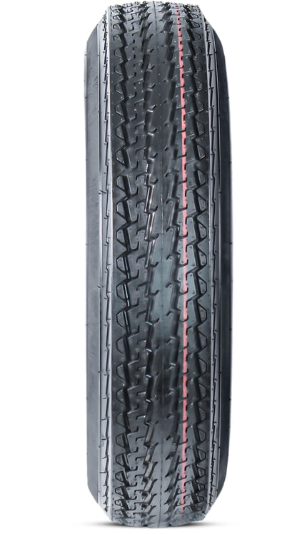Trailer Tire Rim Assembly 4.80-12 480-12 12 Inch 5 Lug Black Modular Wheel