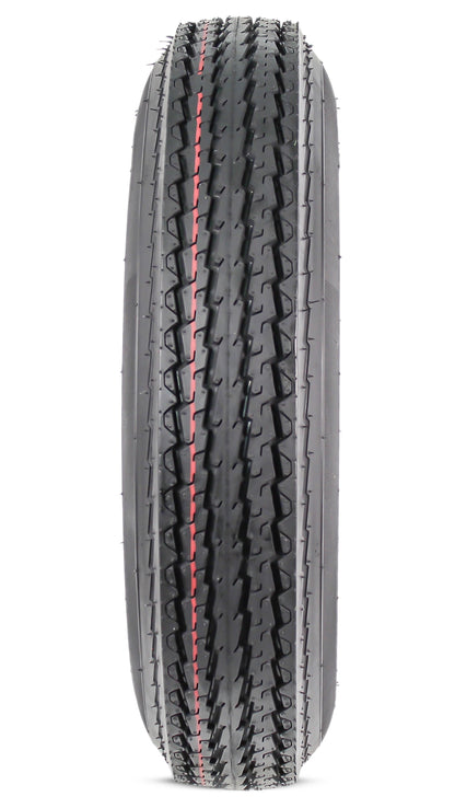 Trailer Tire Rim Assembly 5.30-12 530-12 LRC 5 Lug Silver Directional Wheel