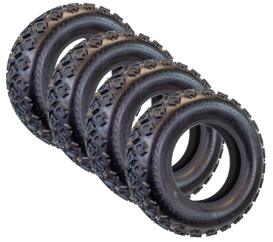 4-Pk 20X10.00-10 20X10-10 Lifted Golf Cart ATV Offroad All Terrain Mud Tire
