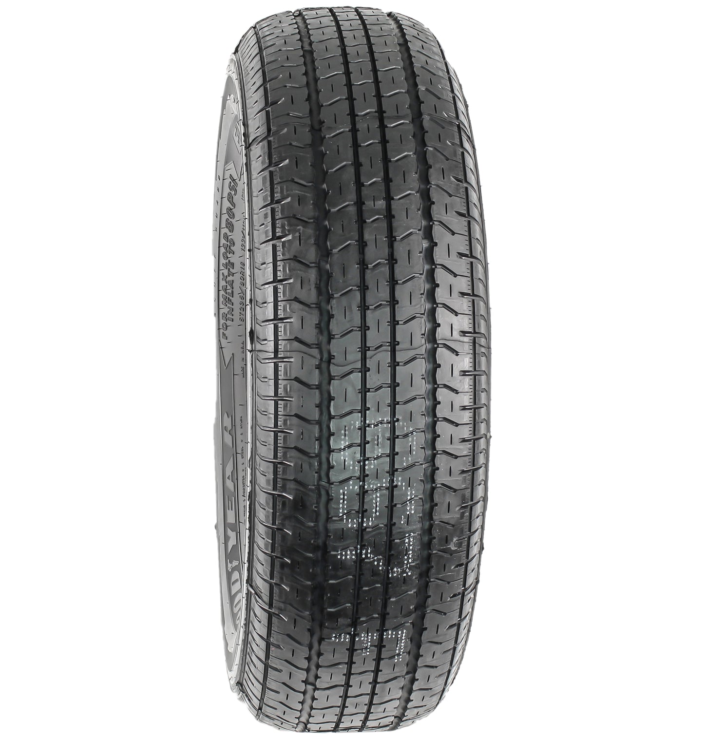 eCustomrim Aluminum Rim Goodyear Trailer Tire 235/80R16 16 6 Lug Evolution Black