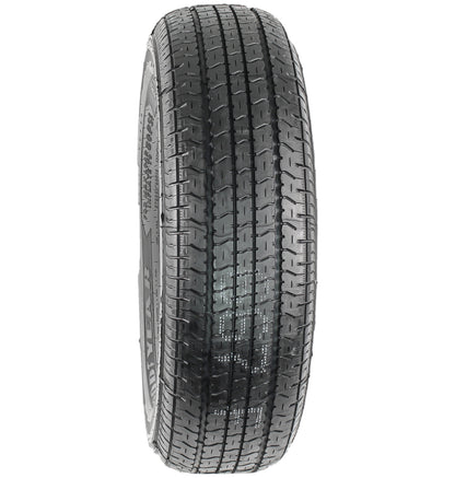 eCustomrim Aluminum Rim Goodyear Trailer Tire 235/80R16 16 6 Lug Evolution Black