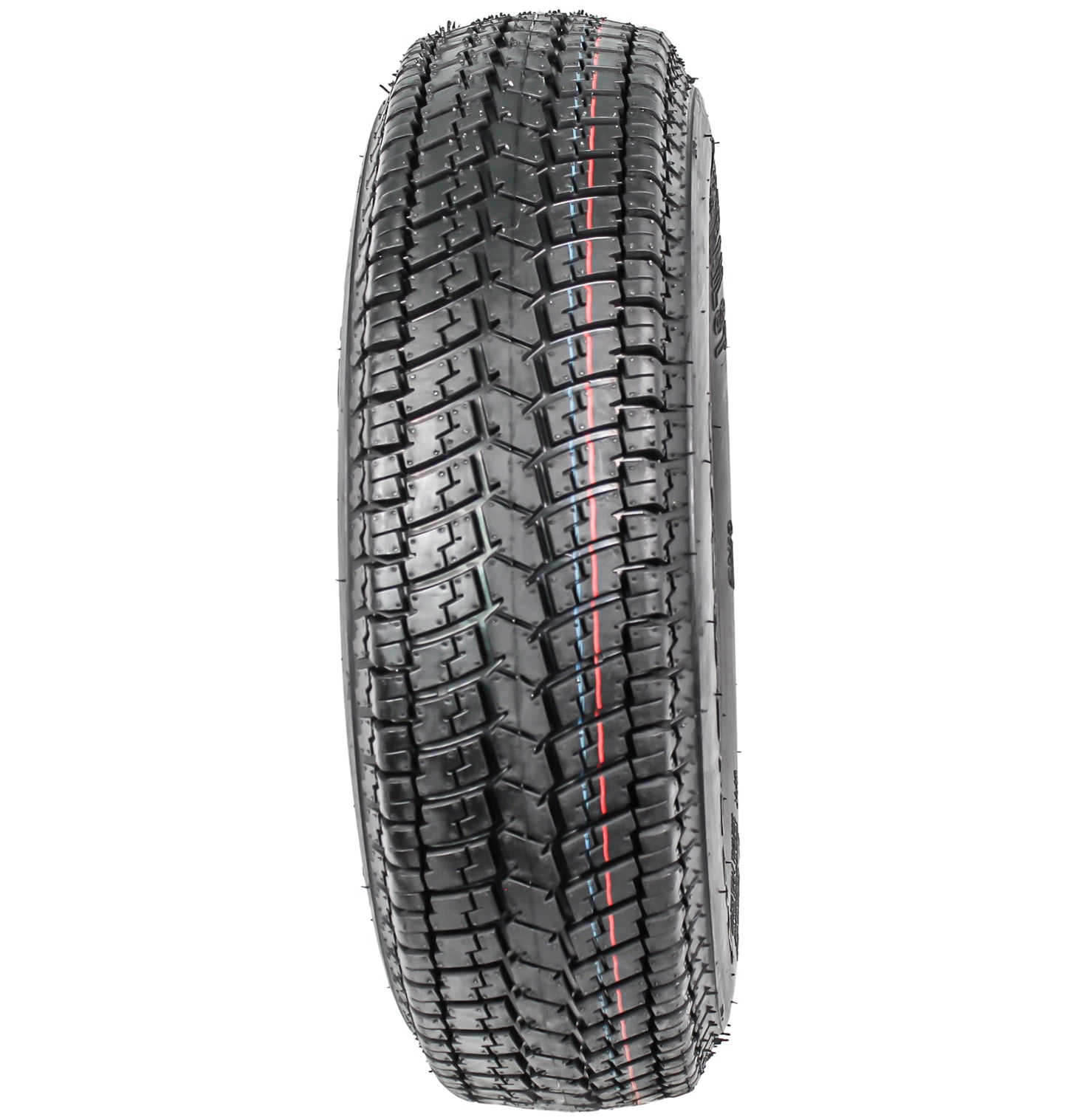 eCustomrim Trailer Tire ST175/80D13 LRC 13X5 5-4.5 Avalanche Black Aluminum Rim