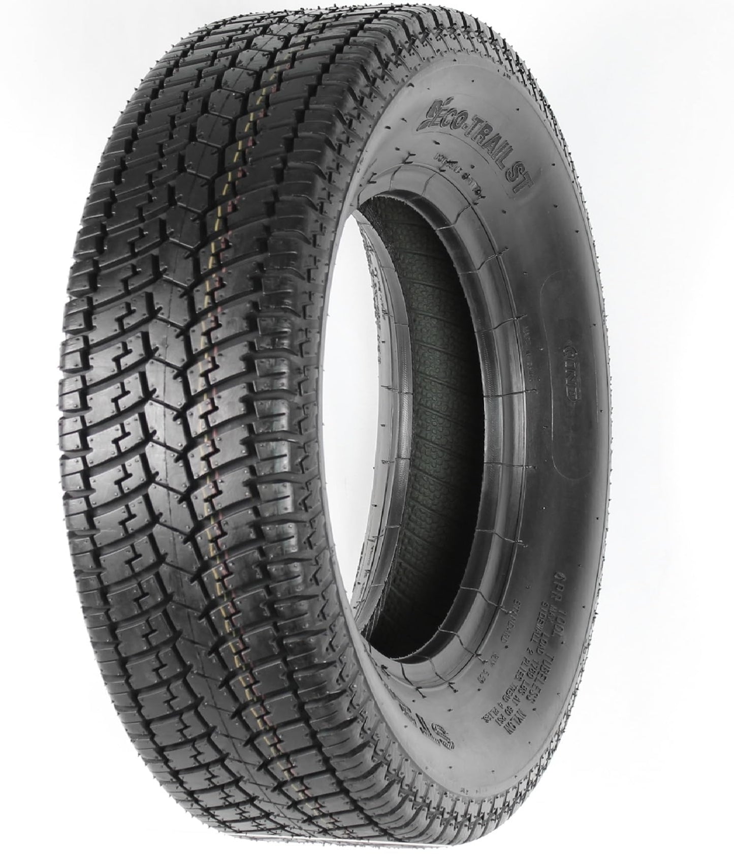 eCustomrim ST205/75D14 DEEP TREAD Trailer Tire Bias Ply LRC 14" D.O.T. Approved