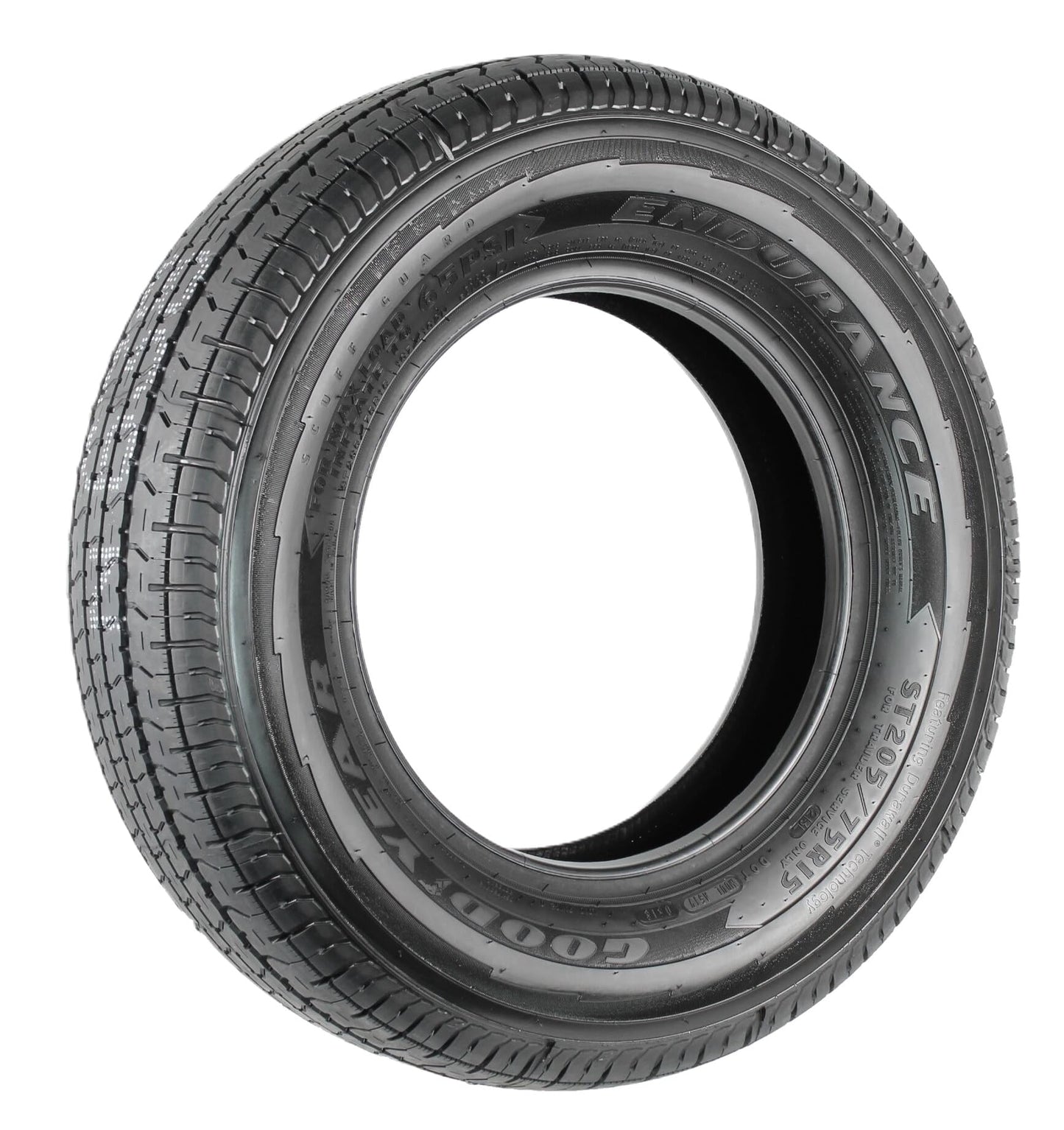 Goodyear Trailer Tire Endurance ST205/75R15 205/75R15 Load Range D BSW