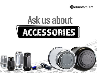 eCustomrim Aluminum Trailer Wheel 16X6 16" Evolution Silver 8 Lug On 6.5" Center