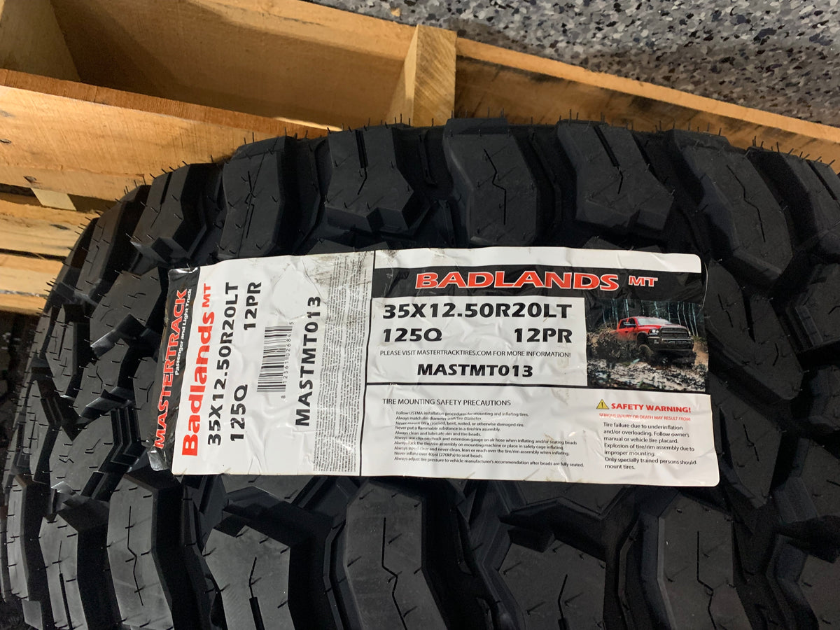 Mastertrack 35x12.50R20LT 125Q 12PR BADLANDS M/T 20 Inch SUV Truck Tire