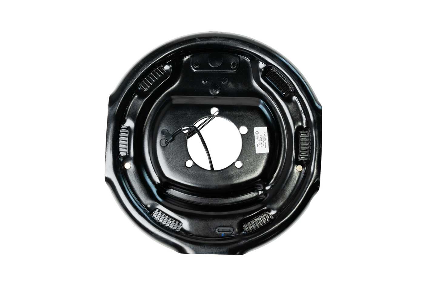 4-Pack 12 in. x 2 in. Electric Trailer Brakes Backing Plates 2 Left 2 Right 12"