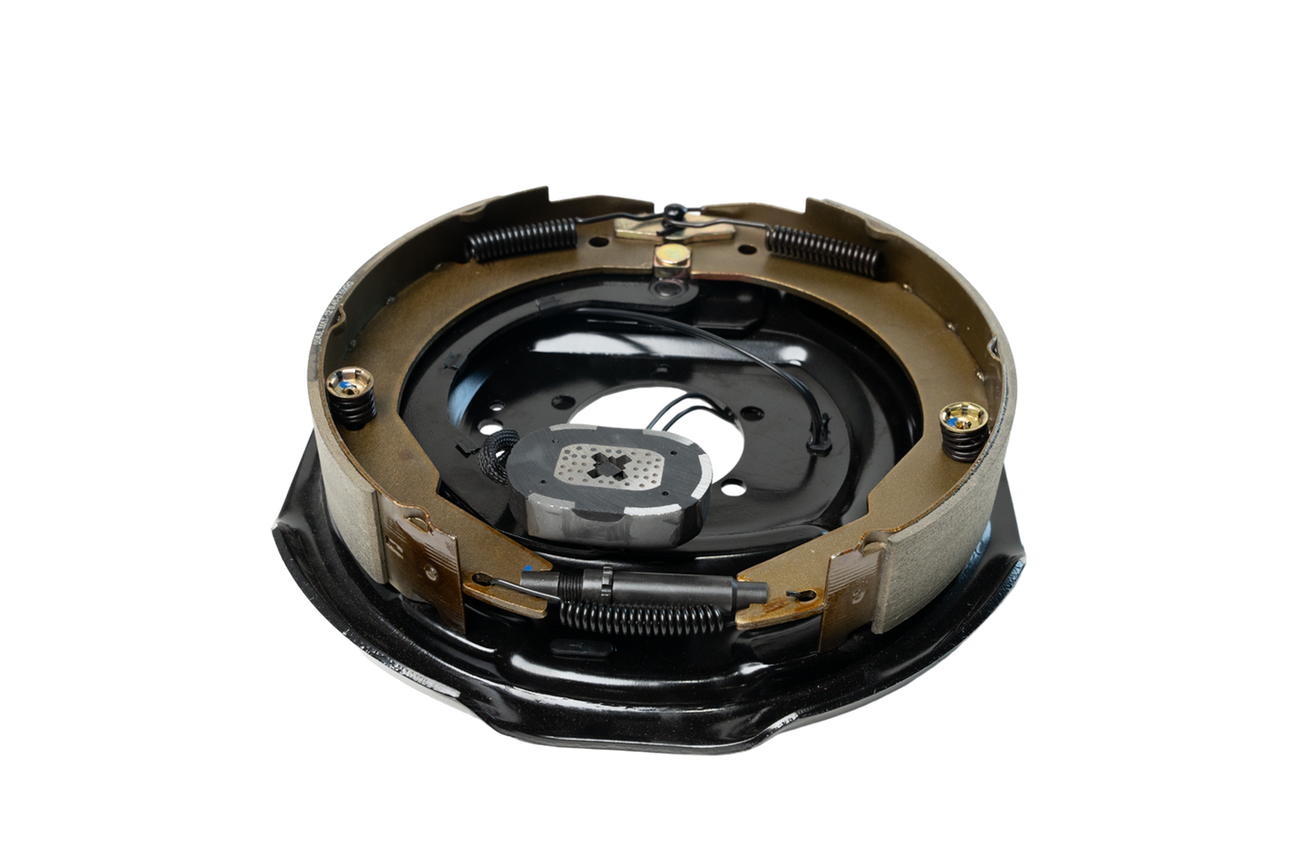 4-Pack 12 in. x 2 in. Electric Trailer Brakes Backing Plates 2 Left 2 Right 12"