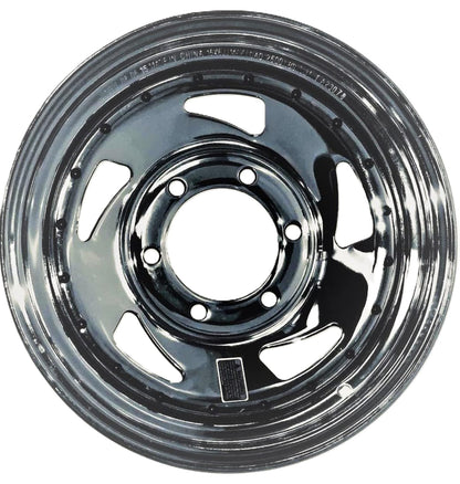 eCustomrim Trailer Rim Wheel 15 Inch 15X6 Directional Chrome 6 Lug