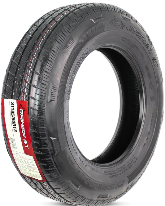 Radial Trailer Tire ST185/80R13 13 Inch Deep Tread Steel Belted Load Range D