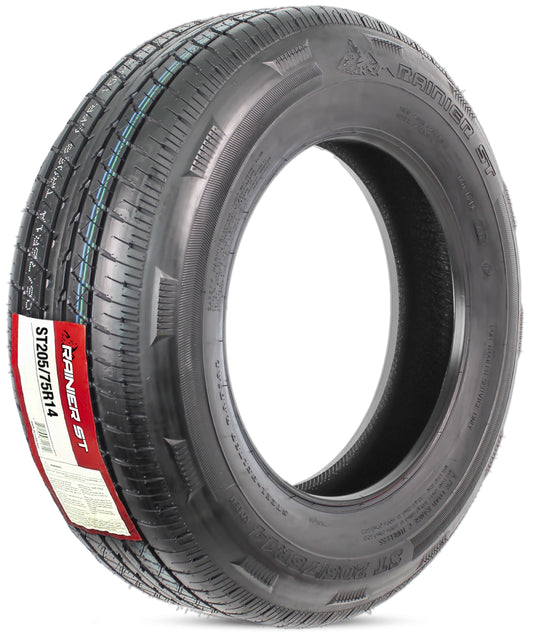 Radial Trailer Tire ST205/75R14 14 Inch DEEP TREAD Steel Belted Load Range D