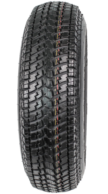 Mounted Trailer Tire On Rim ST215/75D14 LRC 14X5.5 5-4.5 Silver Spoke Wheel