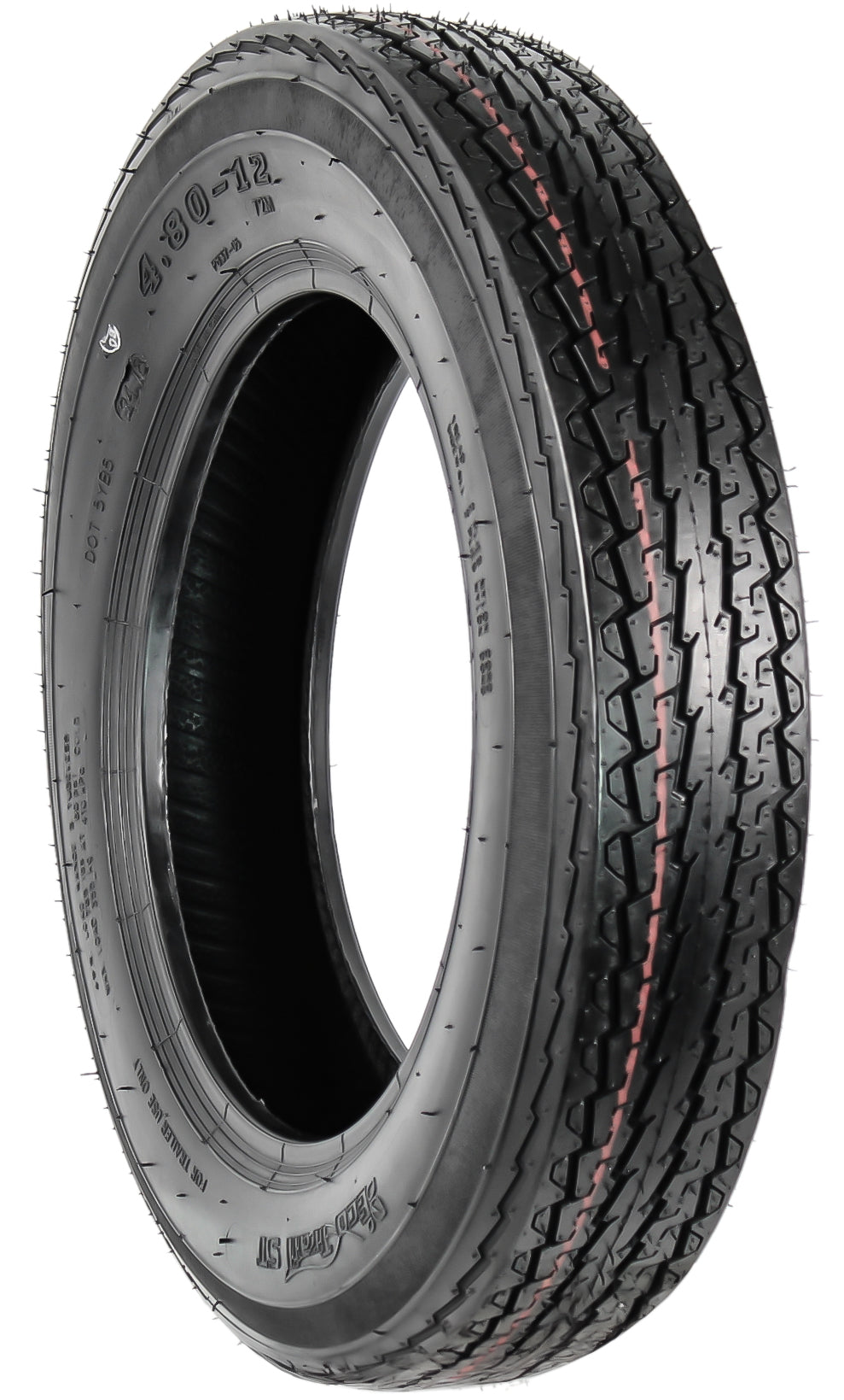 韓国 ファッション通販 eCustomrim Trailer Tire 480-12 4.80-12 Load Range B 4 Ply テープ・マスキングテープ