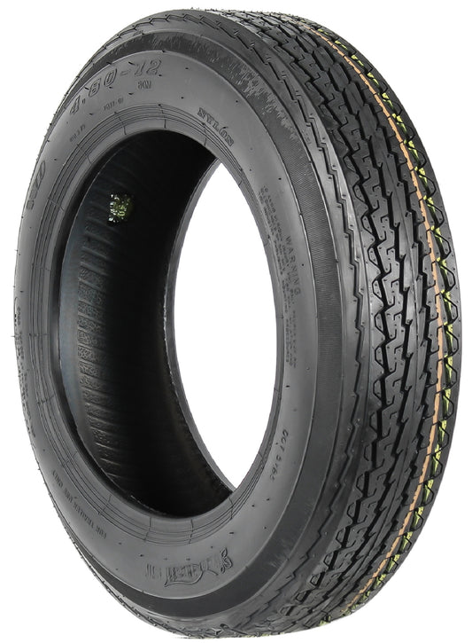 eCustomrim Trailer Tire 480-12 4.80-12 Load Range C 6 Ply D.O.T. Approved