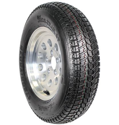 eCustomrim Trailer Tire On Rim ST205/75D15 15" 5 Lug LRC Aluminum Modular Wheel