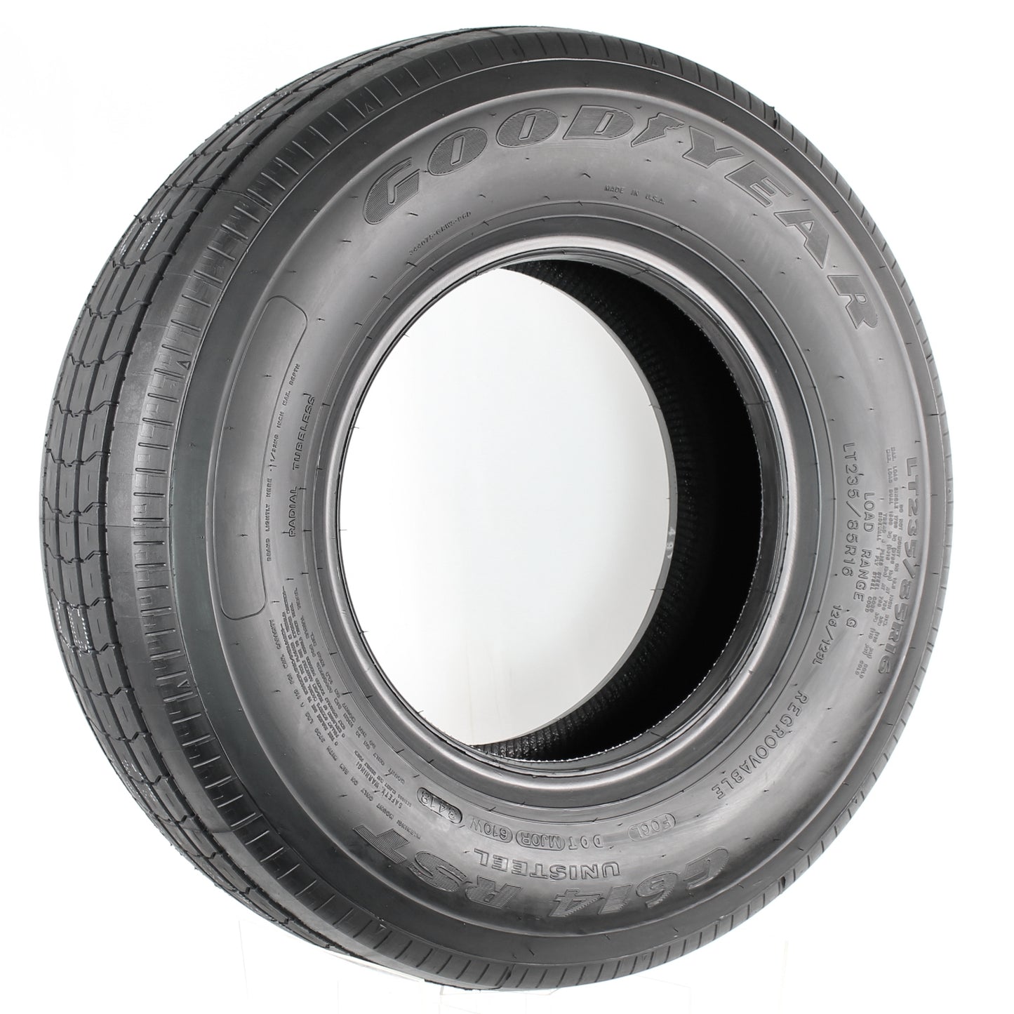 Goodyear Radial Trailer Tire Light Truck LT235/85R16 235/85R16 Load Range G G614