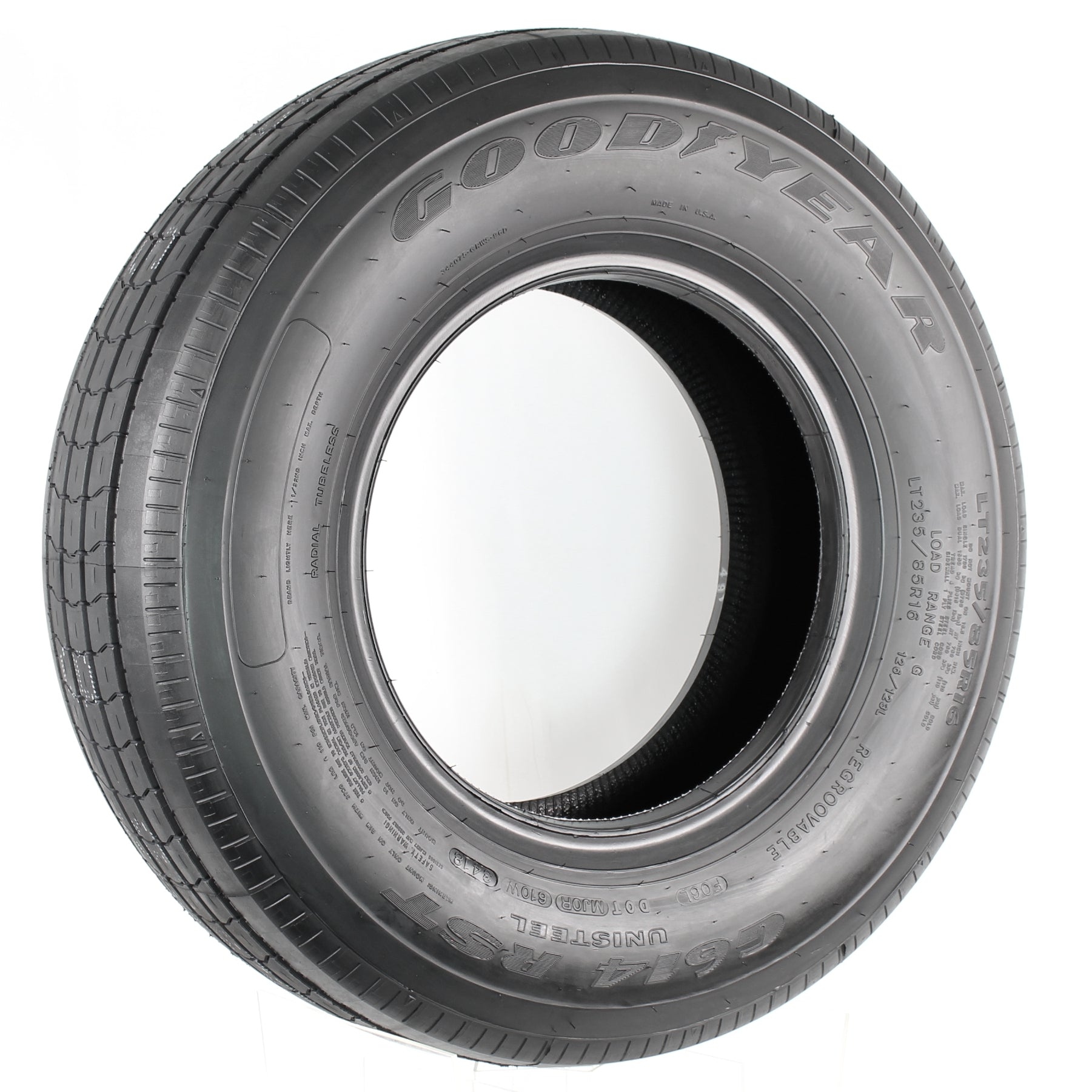 Goodyear Radial Trailer Tire Light Truck LT235/85R16 235/85R16 Load Range G G614