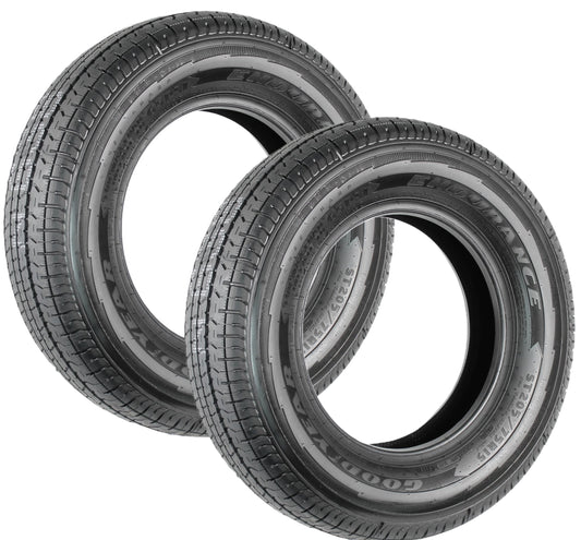 2-Pack Goodyear Trailer Tire Endurance ST205/75R15 205/75R15 Load Range D BSW