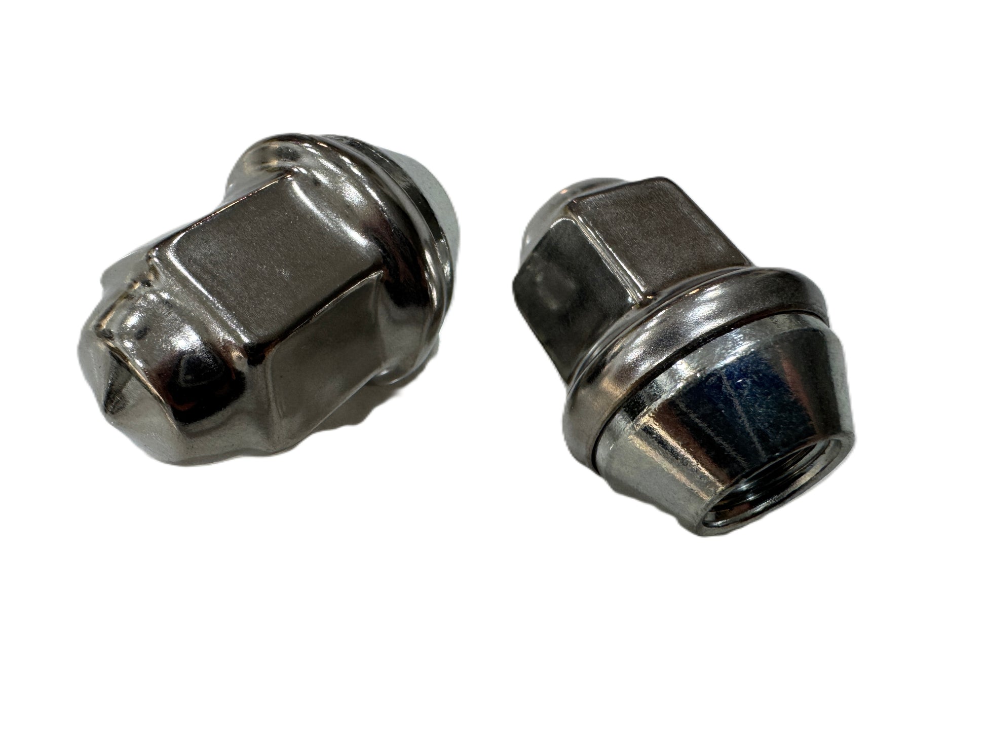 4-Pack Trailer Wheel Lug Cap Sets Stainless Hub Cover 32 Capped Nuts 4.90 Center
