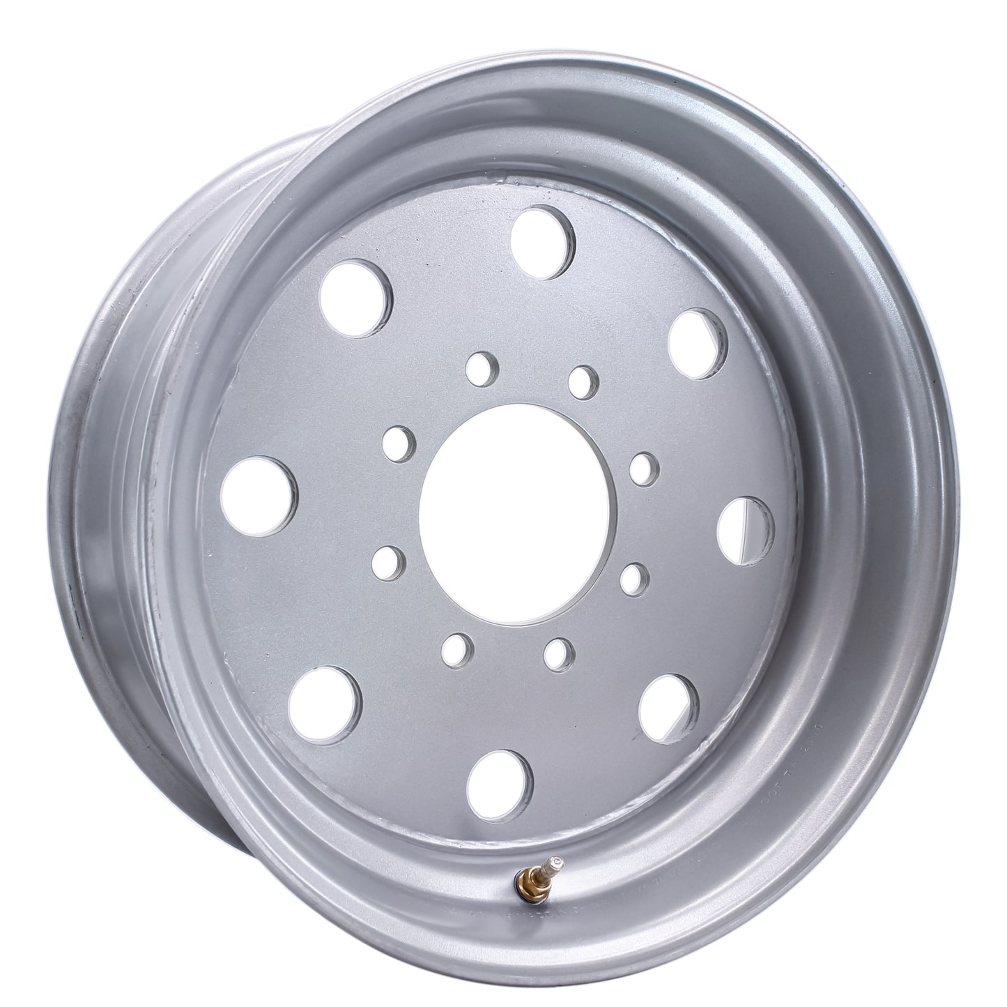 eCustomrim Trailer Wheel 17.5X6.75 Hub Centric 8 Lug 8-6.5 Silver Modular Rim