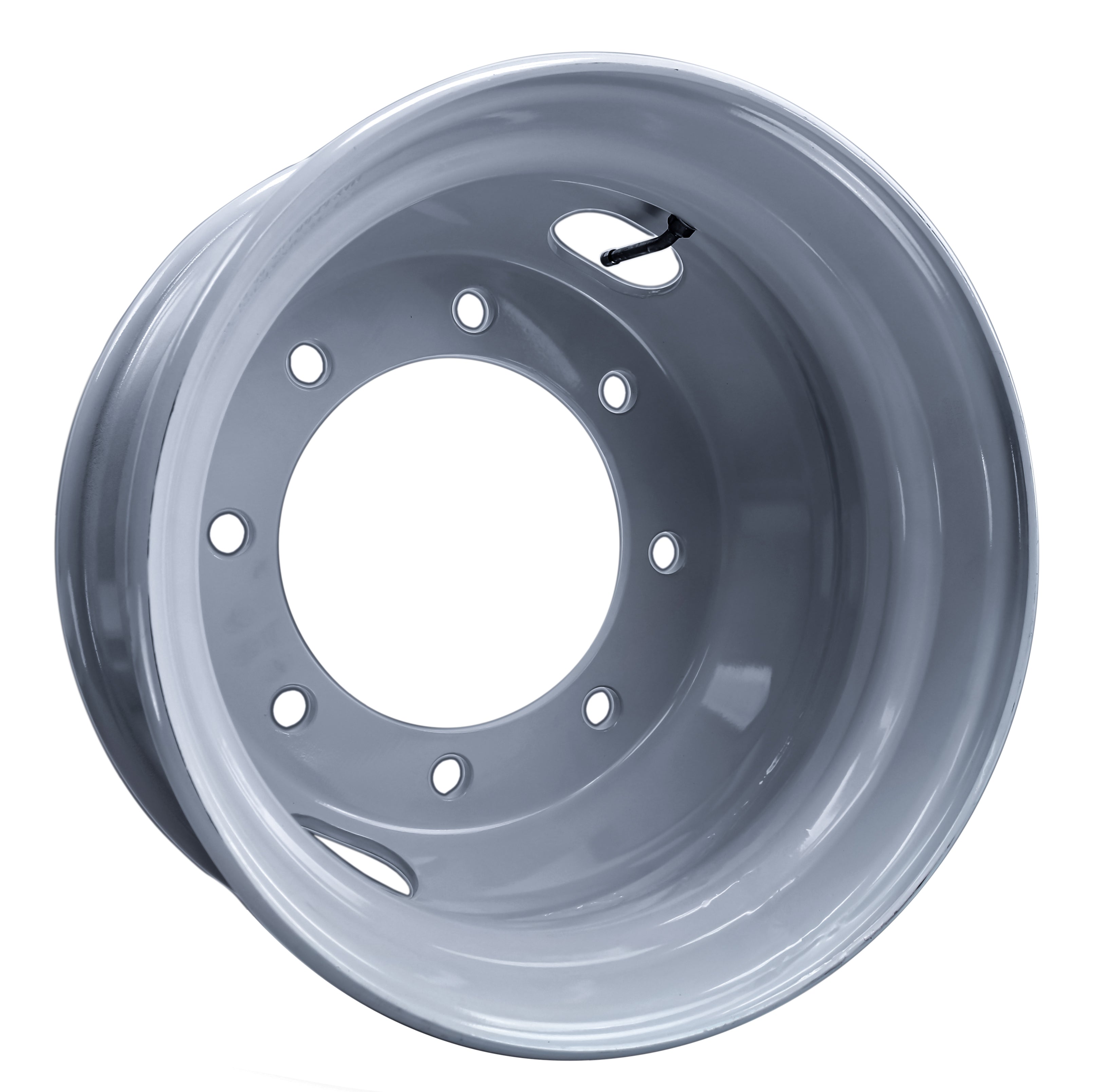 eCustomrim Trailer Wheel 17.5X6.75 Hub Centric 8 Lug 275mm Center Silv ...