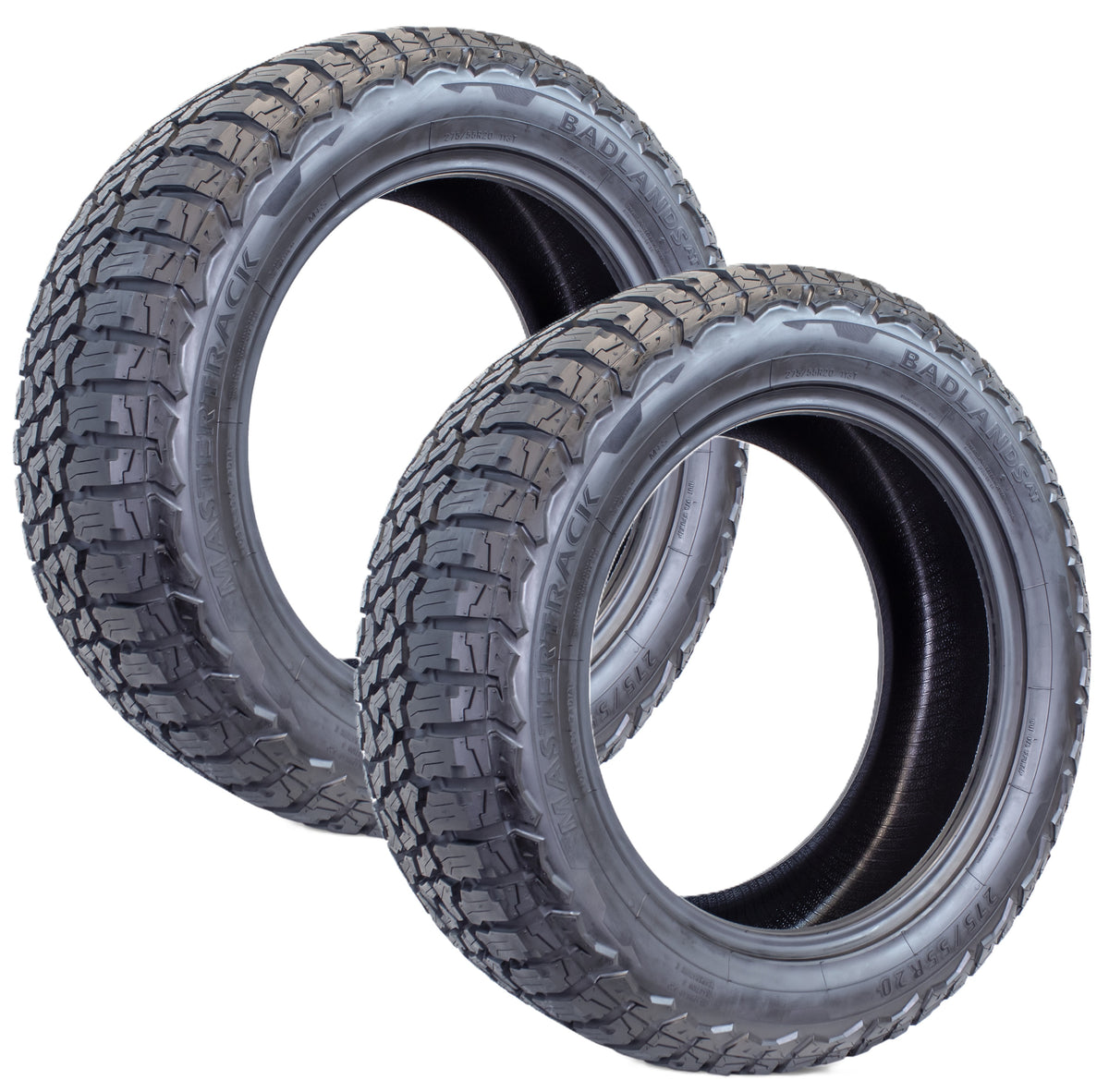 2-Pack Mastertrack 275/55R20 113T BADLANDS A/T All Terrain SUV Truck Tire