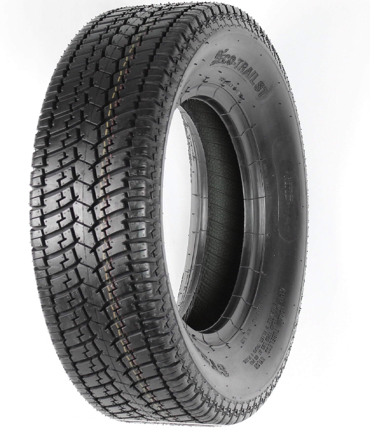 eCustomrim ST205/75D14 DEEP TREAD Trailer Tire Bias Ply LRC 14
