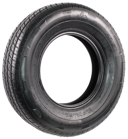 eCustomrim ST185/80R13 DEEP TREAD Steel Belted Radial Trailer Tire Load D