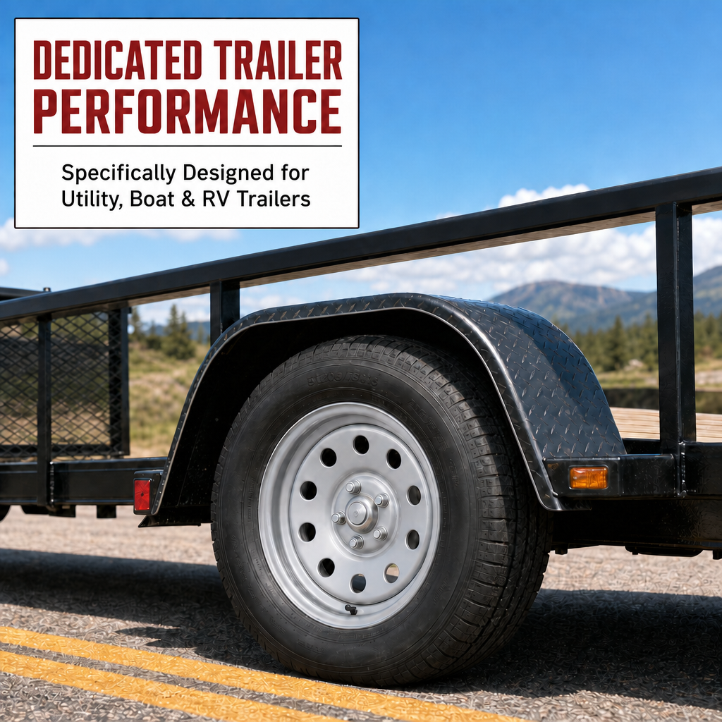 Trailer Wheel Rim 15 Inch 15X5 Silver Grey Modular 5 Lug On 4.5 Inch Center