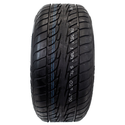 4-Pk 205/65-10 Trailer Golf Cart ATV Offroad Tire On 10X7 Gloss Black Rim A2